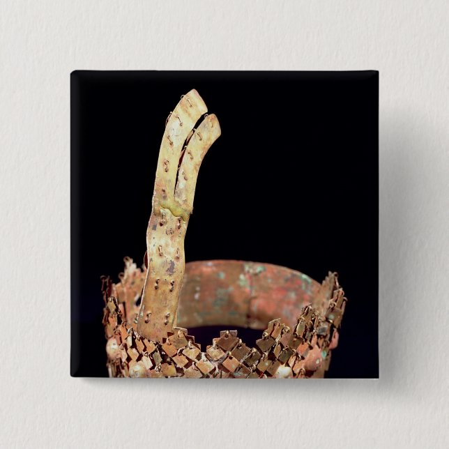 Bóton Quadrado 5.08cm Diadem, Chimu (Frente)