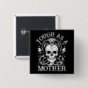 Bóton Quadrado 5.08cm Difícil Como Uma Mãe Humor Divertido Maternidade R