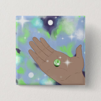 Bóton Quadrado 5.08cm Digital Art Button