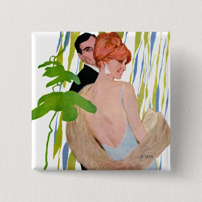 Bóton Quadrado 5.08cm Dinheiro Em Sua Mente (Frente)