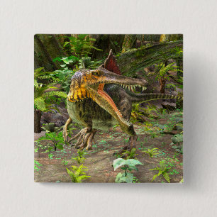 Bóton Quadrado 5.08cm Dinossauro Spinosaurus