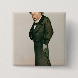 Bóton Quadrado 5.08cm Disraeli, Benjamin