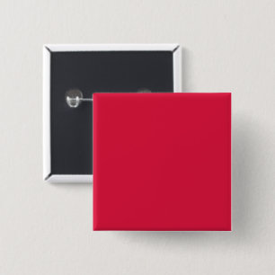 Bóton Quadrado 5.08cm Distintivo de Botão Personalizado Vermelho Carmesi