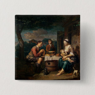 Bóton Quadrado 5.08cm Dizendo a benevolência