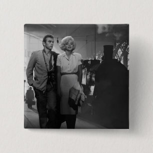 Bóton Quadrado 5.08cm Dizendo adeus