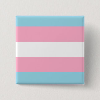 Bóton Quadrado 5.08cm Do "botão do quadrado da bandeira Transgender"