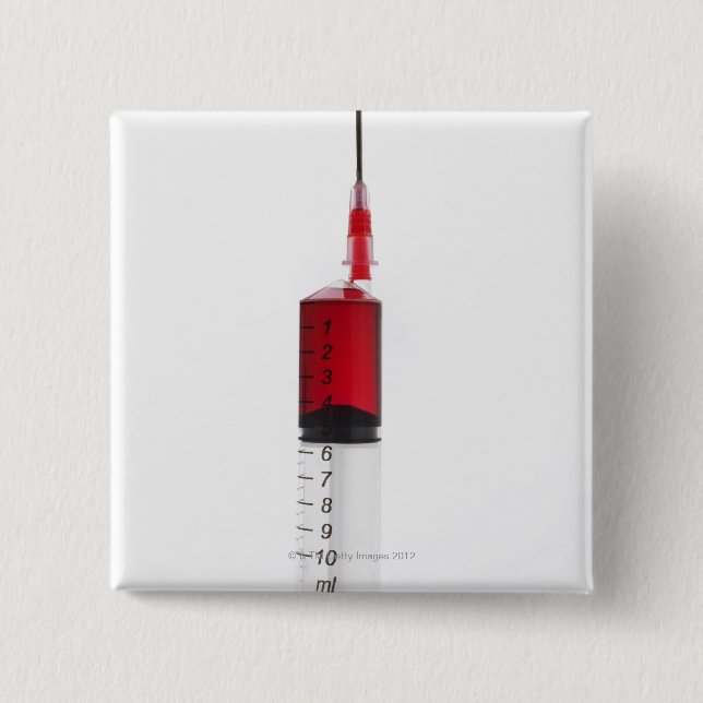 Bóton Quadrado 5.08cm Doador de Sangue (Frente)