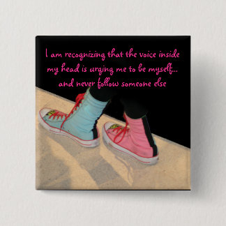 Bóton Quadrado 5.08cm Dom para ela