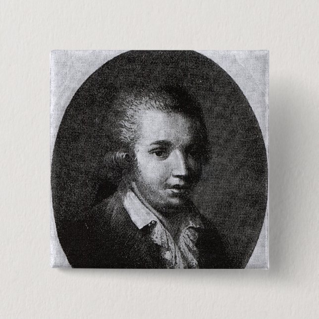 Bóton Quadrado 5.08cm Domenico Cimarosa (Frente)