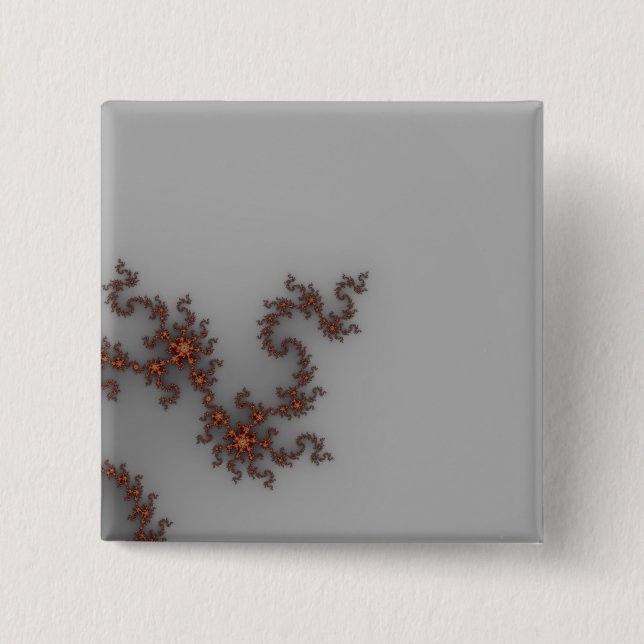 Bóton Quadrado 5.08cm Dragonthing - Fractal (Frente)