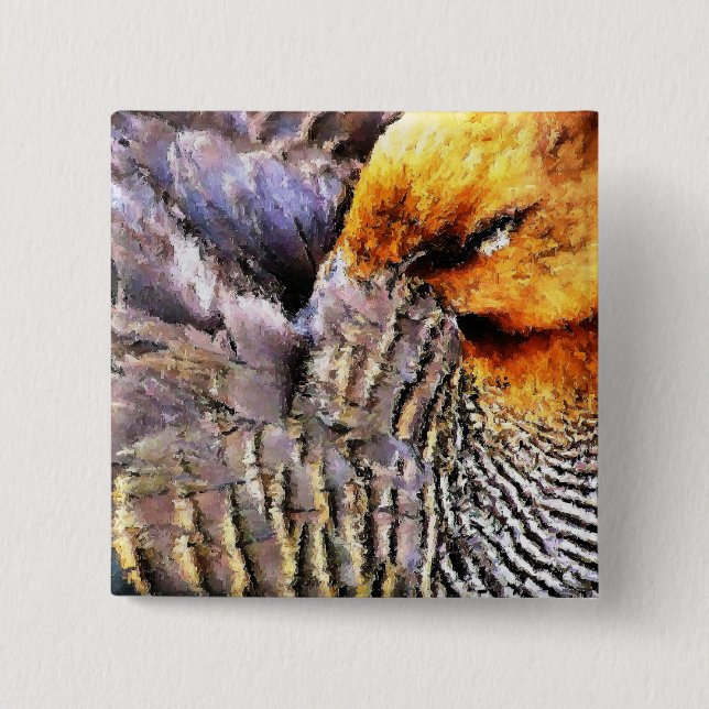 BÓTON QUADRADO 5.08CM DUCK (Frente)