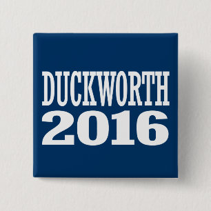 Bóton Quadrado 5.08cm Duckworth - Tammy Duckworth 2016