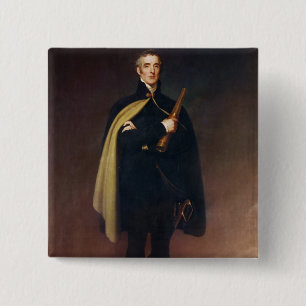 Bóton Quadrado 5.08cm Duque de Arthur Wellesley de Wellington