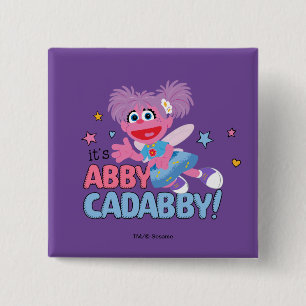 Bóton Quadrado 5.08cm É Abby Cadabby!