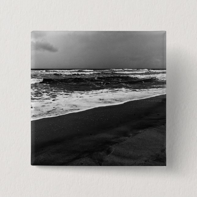 Bóton Quadrado 5.08cm é o mar (Frente)