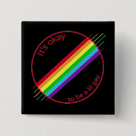 Bóton Quadrado 5.08cm É Pin aprovado