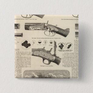 Bóton Quadrado 5.08cm E Remington and Sons