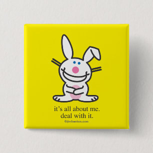 Bóton Quadrado 5.08cm É toda sobre mim