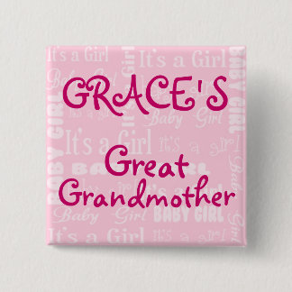 Bóton Quadrado 5.08cm É um botão da menina