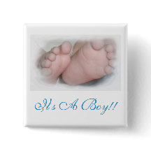 É um menino!! Botão