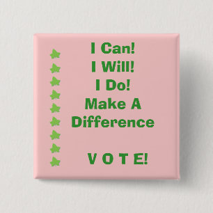 Bóton Quadrado 5.08cm É uma matéria séria!