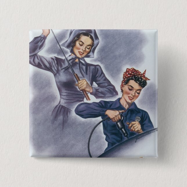 Bóton Quadrado 5.08cm É uma tradição connosco, senhor! (Frente)