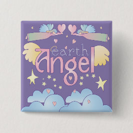 Bóton Quadrado 5.08cm Earth Angel