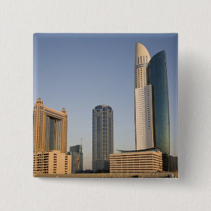 Bóton Quadrado 5.08cm EAU, Dubai. Park Place Tower e outros