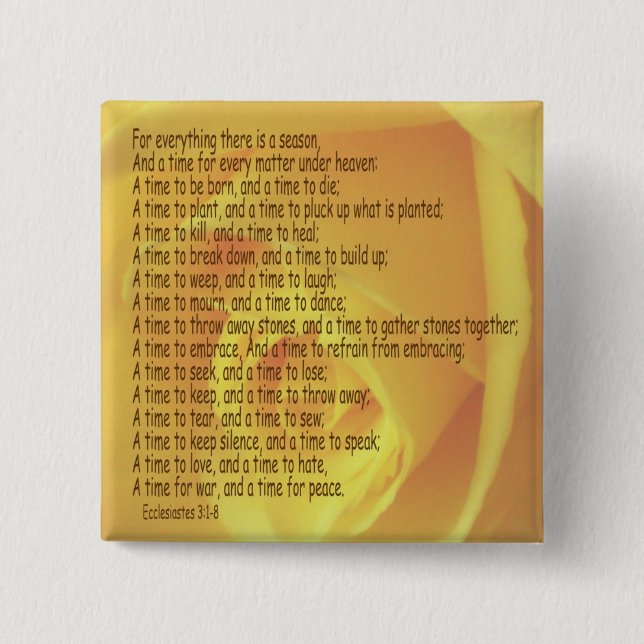 BÓTON QUADRADO 5.08CM ECCLESIASTICS 3:1-8 3 (Frente)