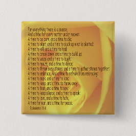 BÓTON QUADRADO 5.08CM ECCLESIASTICS 3:1-8 3