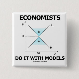 Bóton Quadrado 5.08cm Economistas Fazem Isso Com Modelos (Humor Econômi
