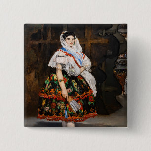 Bóton Quadrado 5.08cm Edouard Manet - Lola de Valence