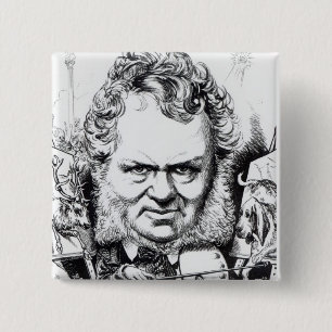 Bóton Quadrado 5.08cm Edwin Landseer