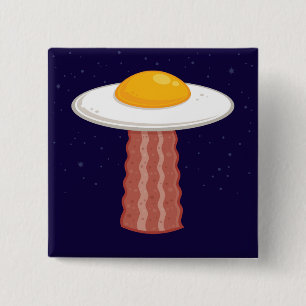 Bóton Quadrado 5.08cm Eggstraterrestre