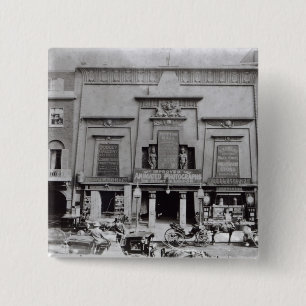 Bóton Quadrado 5.08cm Egípcio Salão, Piccadilly 1895