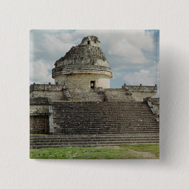 Bóton Quadrado 5.08cm EL Caracol (Frente)