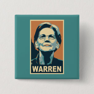 Bóton Quadrado 5.08cm Elizabeth Warren