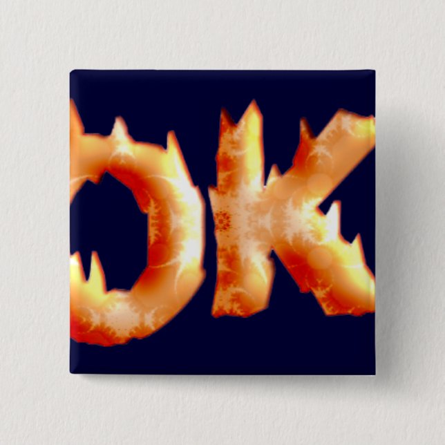 Bóton Quadrado 5.08cm Elokut (Frente)