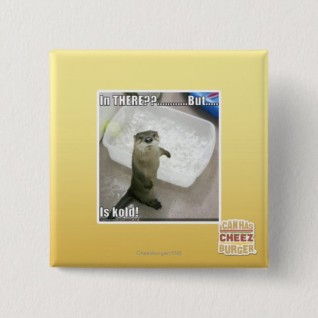 Bóton Quadrado 5.08cm Em lá? É Kold! (Frente)