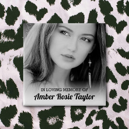 Bóton Quadrado 5.08cm Em memória de amor | Galeria de Fotografias