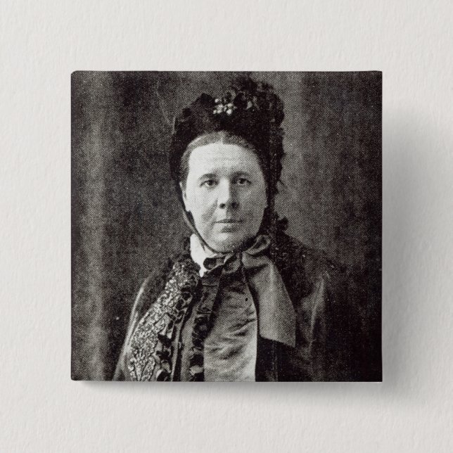 Bóton Quadrado 5.08cm Emily Faithfull (Frente)