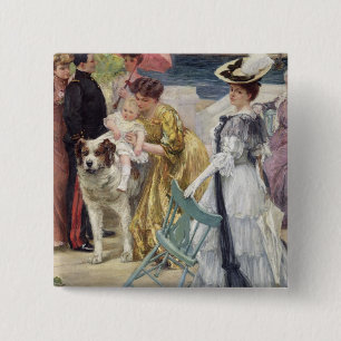 Bóton Quadrado 5.08cm En Famille