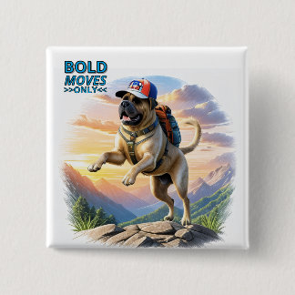 Bóton Quadrado 5.08cm Englische Dogge Mastiff Gebirge Hoodie