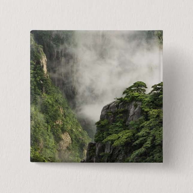 Bóton Quadrado 5.08cm Entre os picos e vales do Grand Canyon (Frente)