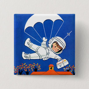 Bóton Quadrado 5.08cm Entrega especial