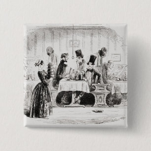 Bóton Quadrado 5.08cm Entretenimento do Sr. Guppy