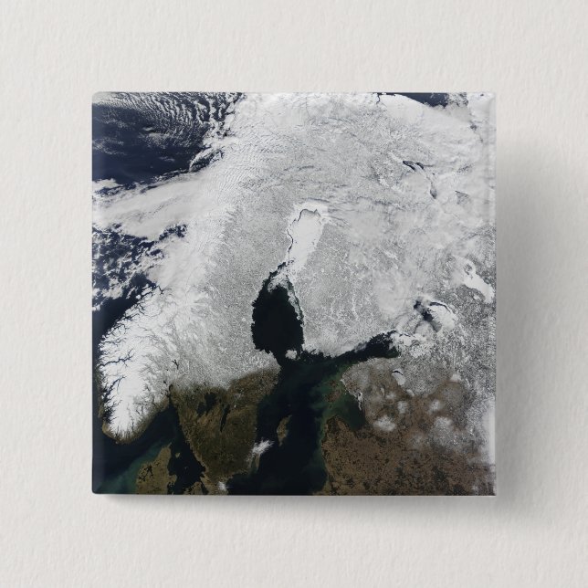 Bóton Quadrado 5.08cm Escandinávia (Frente)