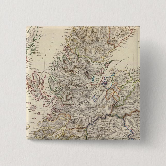 Bóton Quadrado 5.08cm Escócia 11 (Frente)