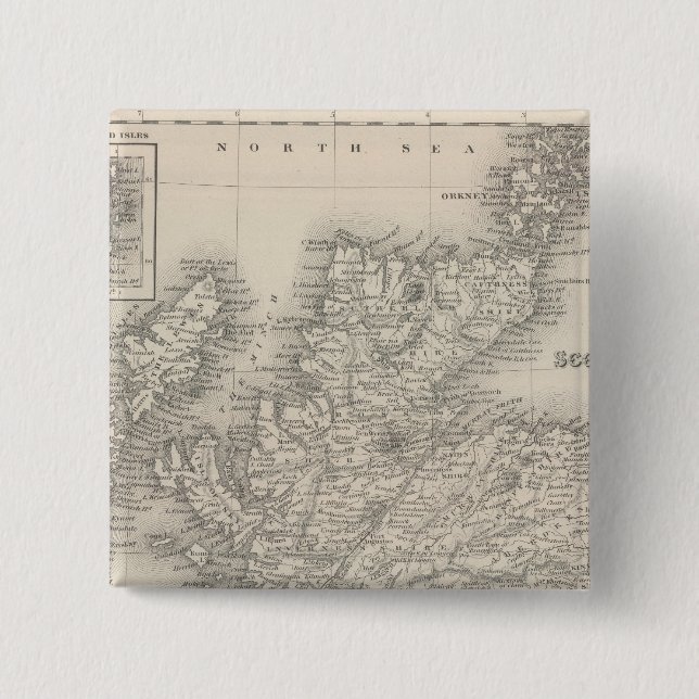 Bóton Quadrado 5.08cm Escócia 4 (Frente)