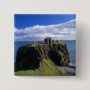 Bóton Quadrado 5.08cm Escócia, Aberdeen. Castelo de Dunnotar.